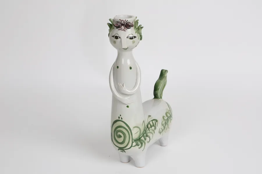 FIGUR/LJUSSTAKE, Bjørn Wiinblad, keramik