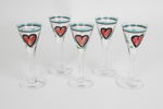 SNAPSGLAS, 5 st, Ulrica Hydman Vallien, Kosta Boda