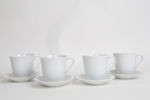 KAFFEKOPPAR MED FAT, 4 st, "Swedish Grace", Rörstrand