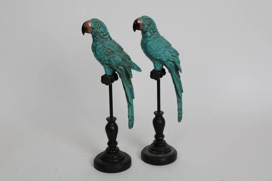 Papegojfigurer, 1 par