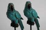 Papegojfigurer, 1 par