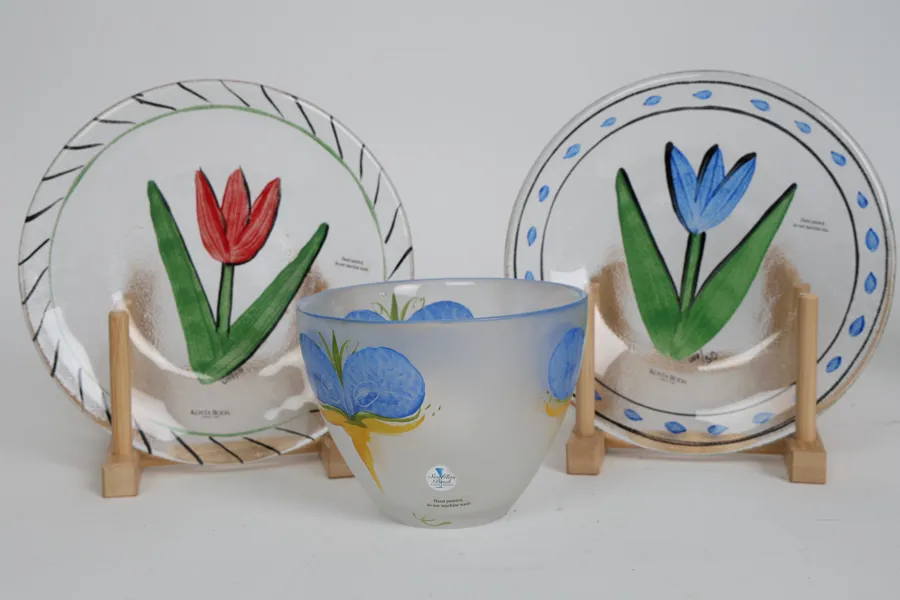 Glasservis, Kosta Boda, 5 delar ULRICA HYDMAN-VALLIEN.