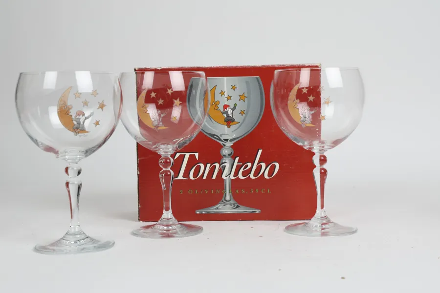 VINGLAS, 3 st, Tomtebo, Rolf Berg