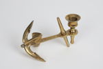 LJUSSTAKE, mässing, ankare, 1900-tal