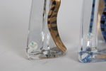 KATTFIGURINER, glas, Renate Stock, SEA Glasbruk.