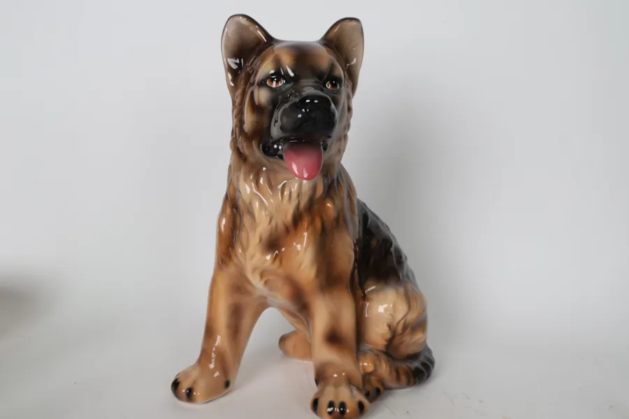HUNDFIGURIN, golvfigurin, skulptur.
