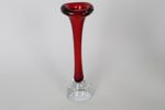 VAS, rött glas, i Åsedas stil, "Jack in the Pulpit".