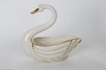 YTTERFODER, svan, keramik, Upsala-Ekeby Gefle, 1900-tal