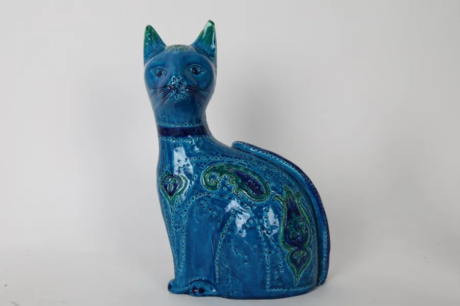 FIGURIN, katt, Aldo Londi, keramik, Bitossi, Italien, 1960-tal