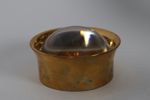 BORDSLUPP, glas och gulmetall, troligen 1900-tal.