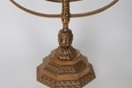 LJUSSTAKE, sjuarmad, mässing, troligen 1900-tal