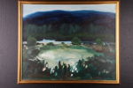 Tavla, JONNE BERGSTRÖM "Gäddvattnet".